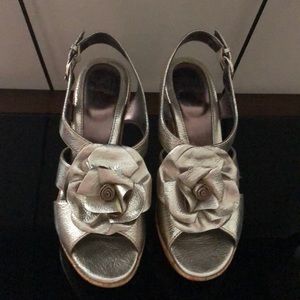 Gold sandals from Soft